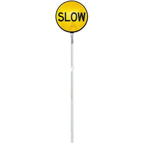 Maxisafe Stop-Slow Sign Extendable Aluminium Handle - BSE798