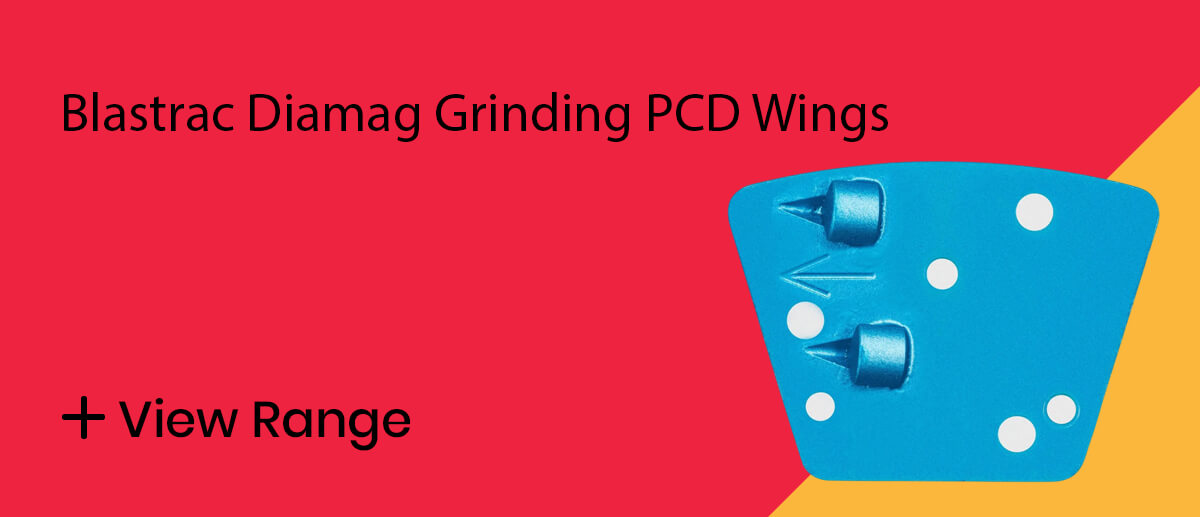 Blastrac Diamag Grinding PCD Wings