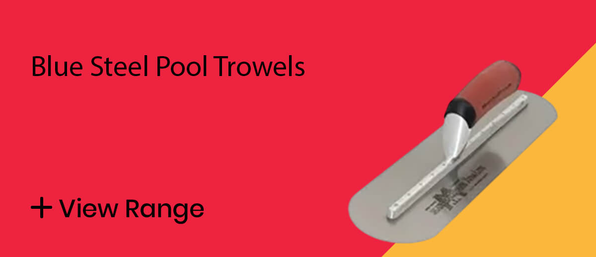 Blue Steel Pool Trowels