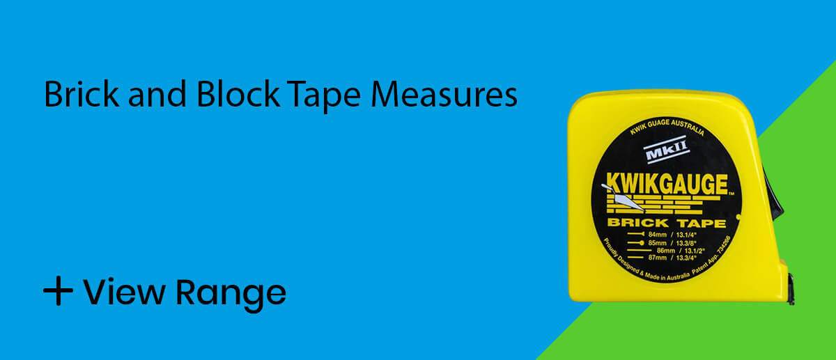 Brick and Block Tape Measures