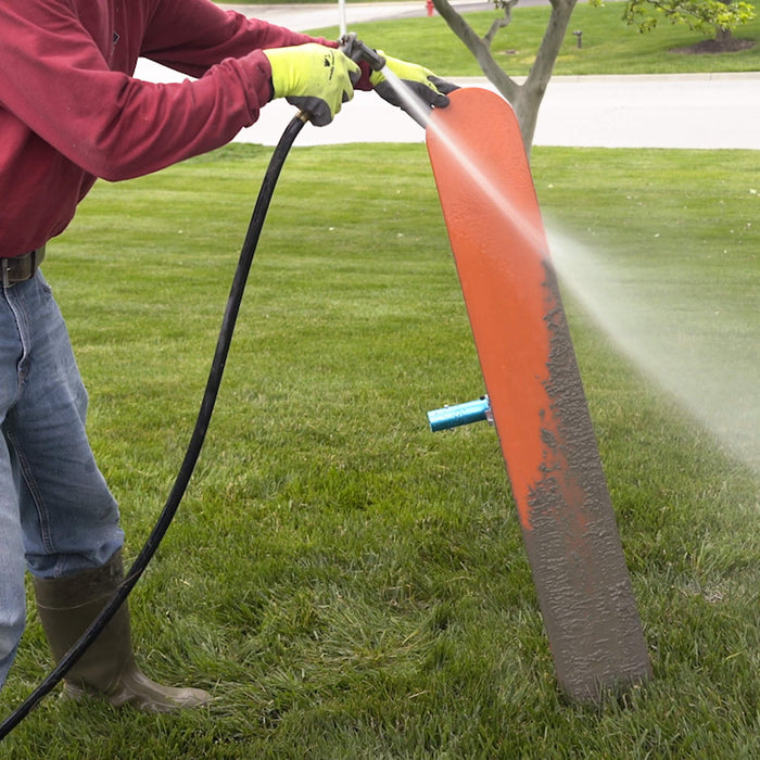 Kraft Tool Co Orange Thunder Bull Float Round End 36x8 inch - Blade only - FT4K0072-UNIT - CC2020RE