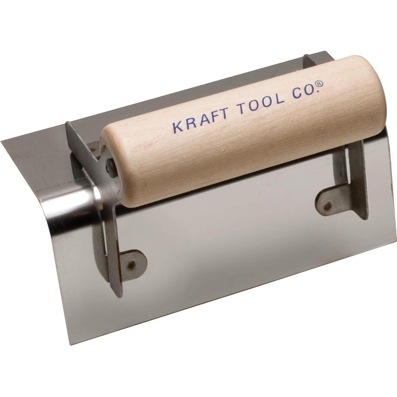 Kraft 6" x 2-1/2" 1/4" R Outside Step Tool with Wood Handle CF125 - Betontools Australia