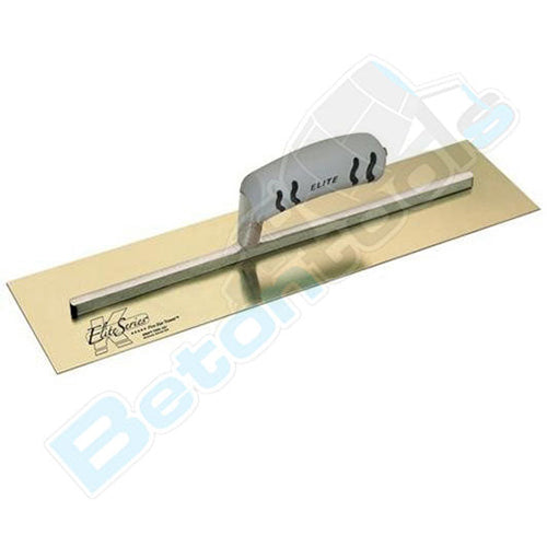 Kraft 14" x 5" Elite Series Five Star Golden Stainless Steel Cement Trowel with ProForm Handle CFE543PF - Betontools Australia