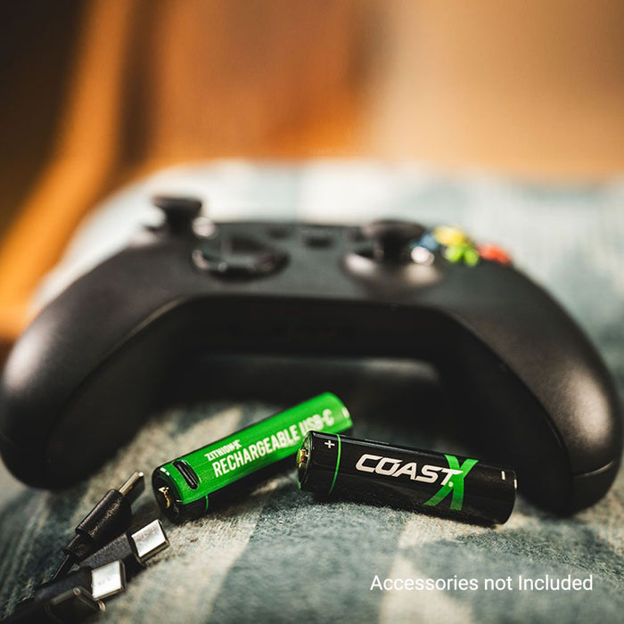 Coast 4-Pack ZITHION-X USB-C Charging AA Rechargeable Batteries - COAZXAA