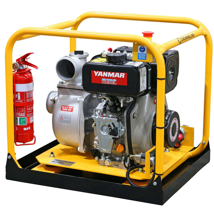 Crommelins 3" Clear Water Pump Diesel Electric Start Minespec - CP300YDEM