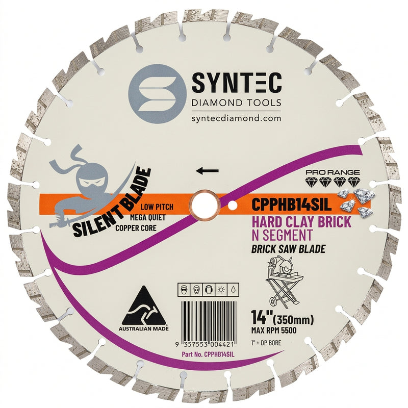 Syntec 350mm Silent Hard Clay Brick Blade (CPPHB14SIL)