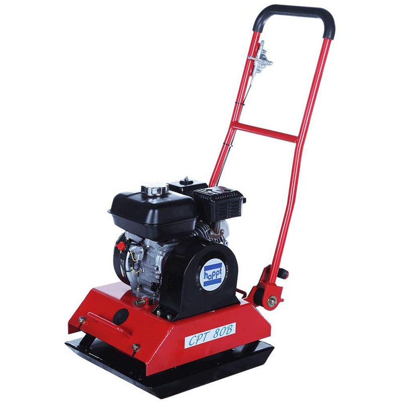 Hoppt Honda GX160 Plate Compactor Petrol C/W Lifting Hook - 86kg - CPT80B-L - Betontools Australia
