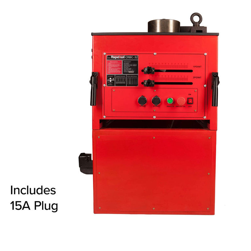 Rapidtool 220-240V Industrial 6-32mm Rebar Bender/Cutter - CRBC-32A