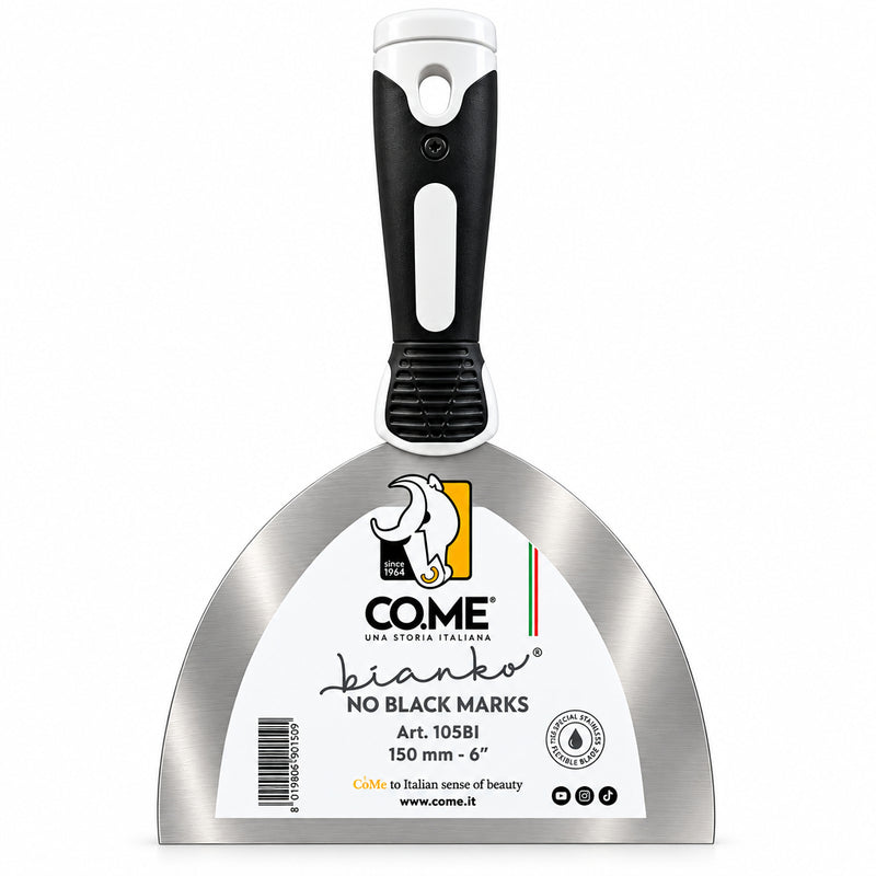 CO.ME BIANKO 150mm "No Black Marks" Spatula / Putty Knife (105BI150)