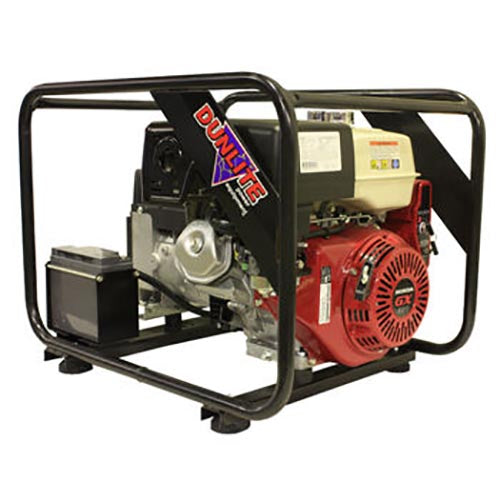 Dunlite Power Equipment 7 kVA Honda powered generator with Electric Start - DGUH6ES-2