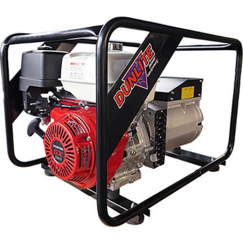 Dunlite Power Equipment 8 kVA Honda Powered Generator with AVR - DGUH7C-2A