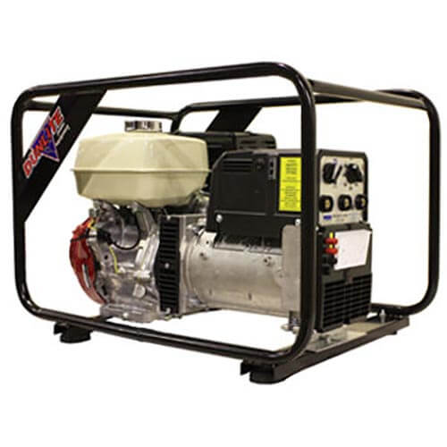 Dunlite Power Equipment 7 kVA 200 Amp Honda Powered Welder Generator - DGWGH7S-2