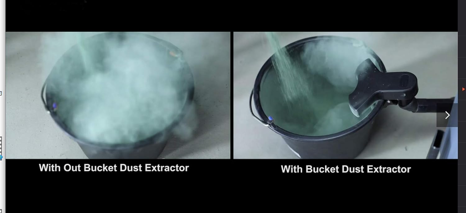 DTA Dust Extractor Bucket Attachment Includes Rubber Adaptor DEXBA