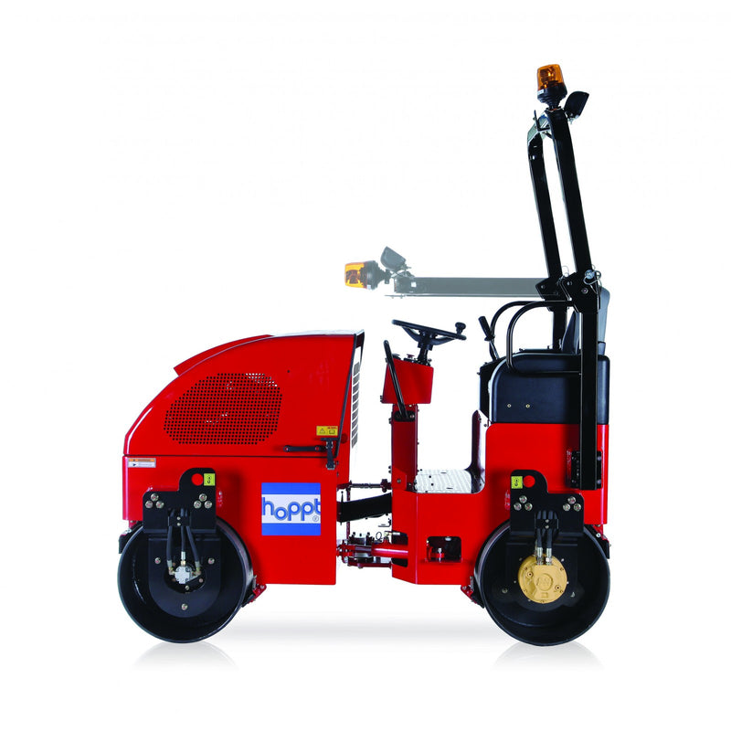 Hoppt RIDE-ON Kubota Diesel Roller - 1620kg - DVR16 - Betontools Australia