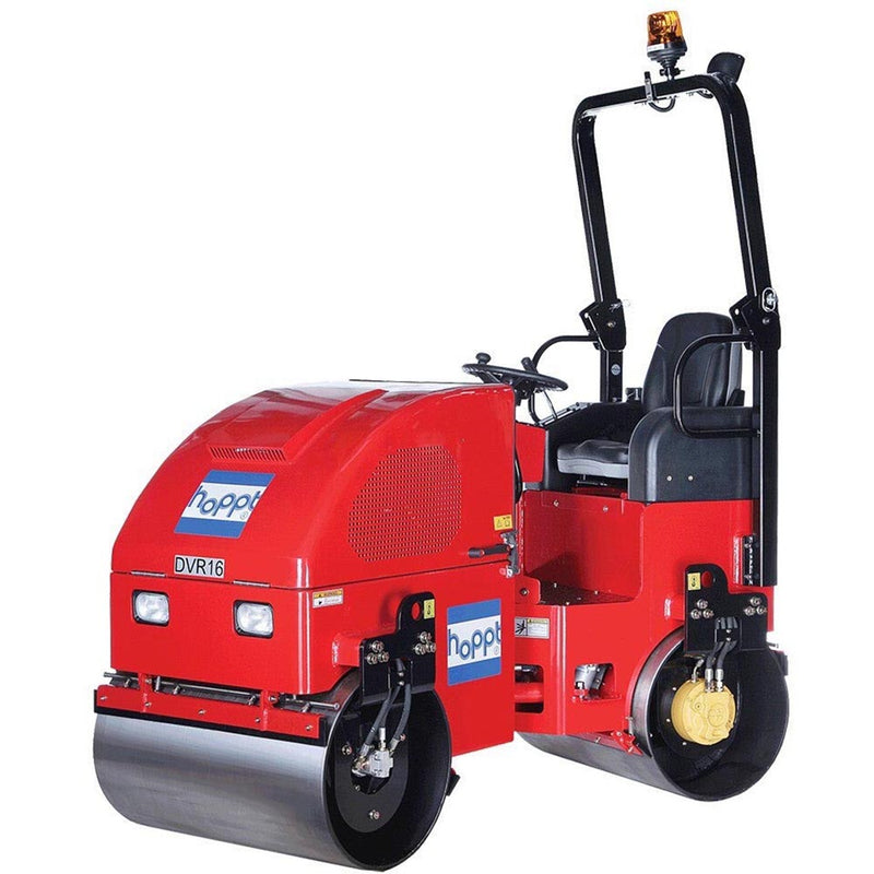 Hoppt RIDE-ON Kubota Diesel Roller - 1620kg - DVR16 - Betontools Australia
