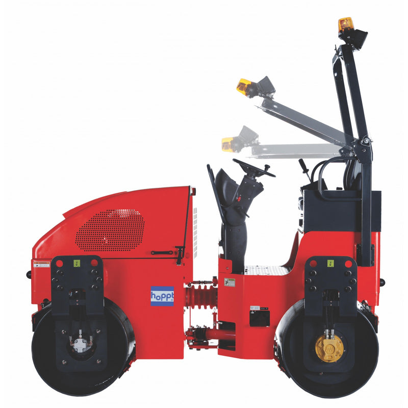 Hoppt RIDE-ON Kubota Diesel Roller - 2800kg - DVR28 - Betontools Australia