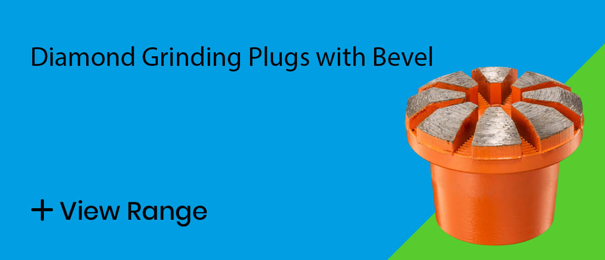 Diamond Grinding Plugs with Bevel