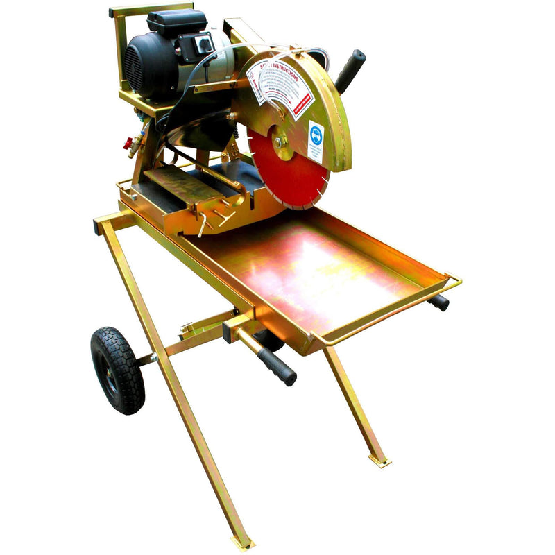 Masterfinish Electric Bricksaw With Roller Stand BS100E 14"