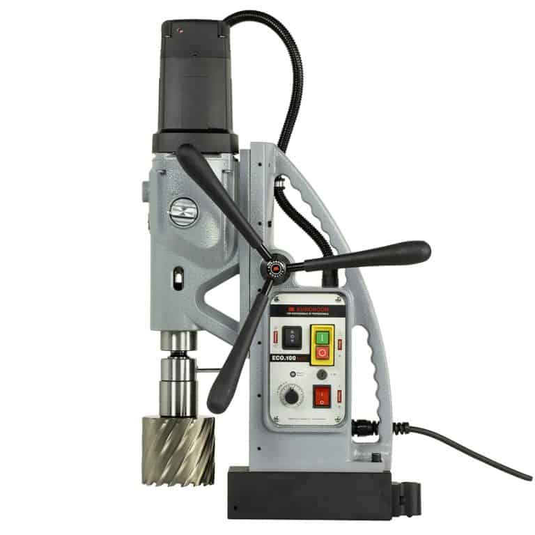 Euroboor Magnetic Drill - Variable Speed up to 100mm Diameter ECO.100S+/T - Betontools Australia