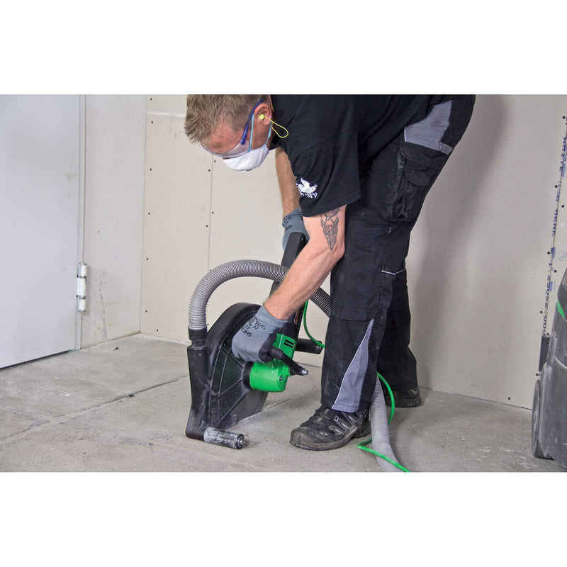 Eibenstock 400mm Wet and Dry Electric Concrete Saw Including Blade and 20amp Extension Lead 20mtrs ETR400PL - Betontools Australia