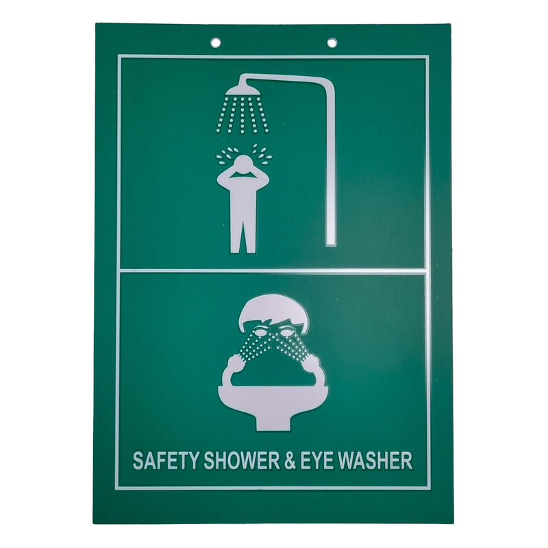 Maxisafe Safety Shower and Eyewash Instruction Sign - EWS997