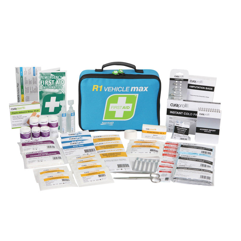 Fastaid First Aid R1, Vehicle Max Soft Pack Kit FAR1V30 - Betontools Australia