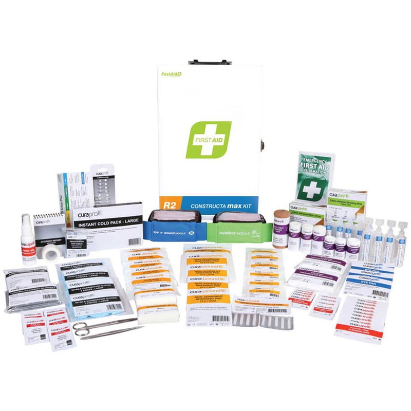 Fastaid First Aid R2, Constructa Max Metal Wall Mount Kit FAR2C10 - Betontools Australia