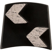 Thor Tools 18 Grit Fast Change Double Arrow Segments - Hard Bond FCAH-2-18 - Betontools Australia