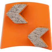 Thor Tools 18 Grit Fast Change Double Arrow Segments - Soft Bond FCAS-2-18 - Betontools Australia