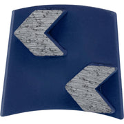 Thor Tools 18 Grit Fast Change Double Arrow Segments - Very Hard Bond FCAVH-2-18 - Betontools Australia