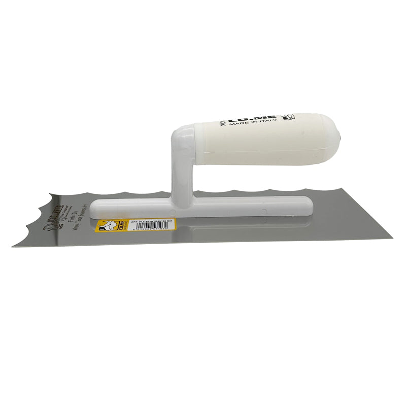 CO.ME 270 x 100 x 0.5mm Flute-In Texturing Trowel - FLUTEIN27