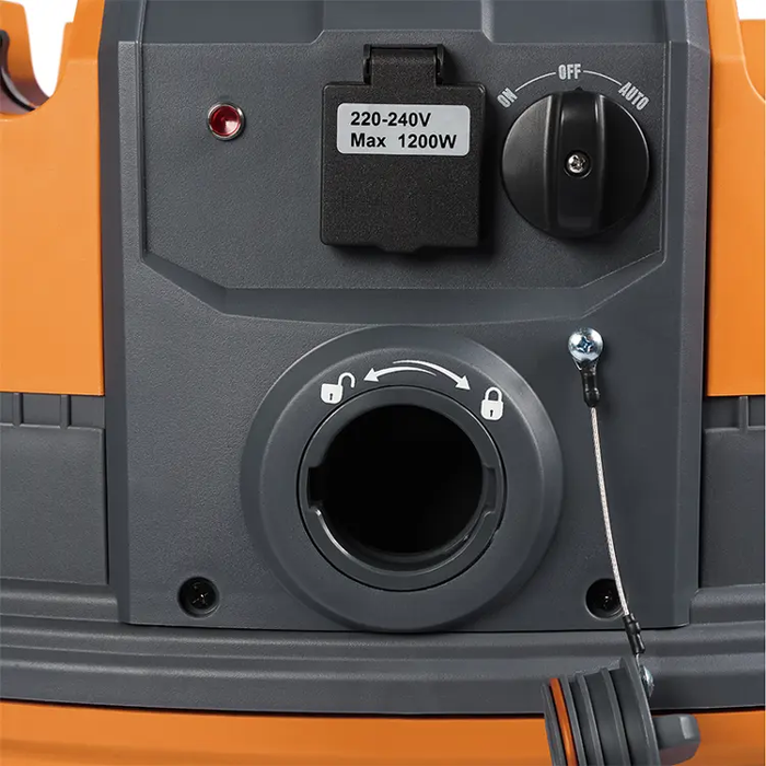 Flextool FDC-1A1P 1200W Automatic Auto-pulsing H-Class HEPA Dust Extractor - FT100500-UNIT