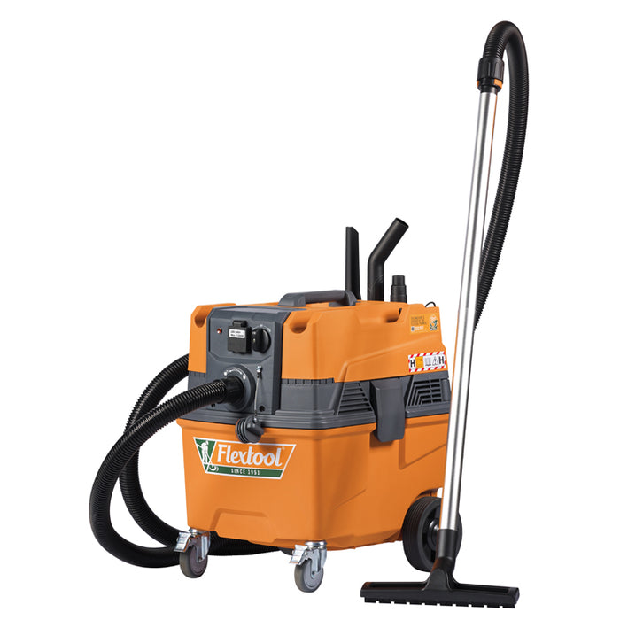 Flextool FDC-1A1P 1200W Automatic Auto-pulsing H-Class HEPA Dust Extractor - FT100500-UNIT