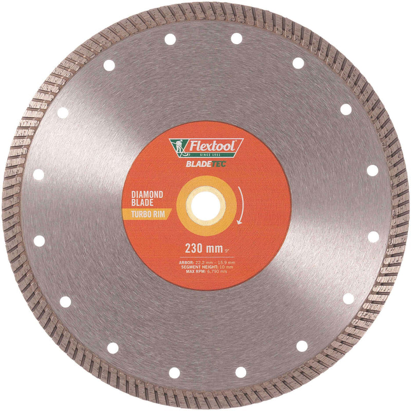 Flextool 230/9 Turbo Rim BladeTec Diamond Blade - FT102327-UNIT
