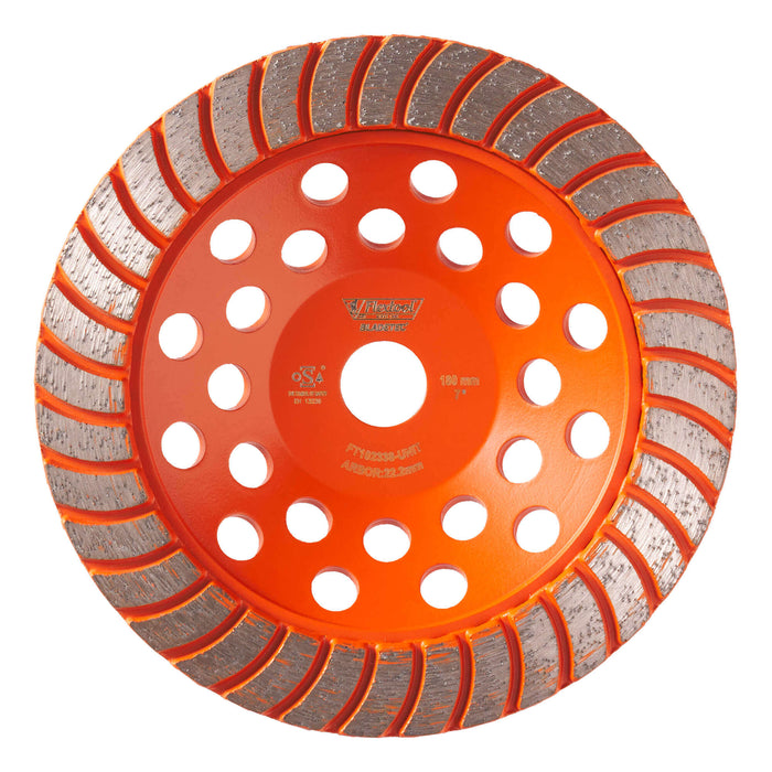 Flextool 180mm BladeTec Diamond Cup Wheel Turbo Segment (Course) - FT102338-UNIT