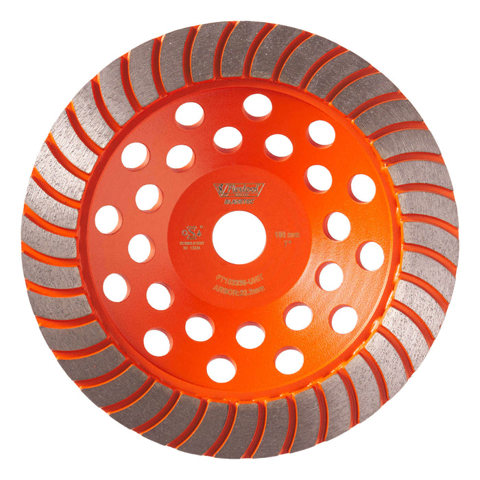 Flextool 180mm BladeTec Diamond Cup Wheel Turbo Segment (Fine) - FT102339-UNIT