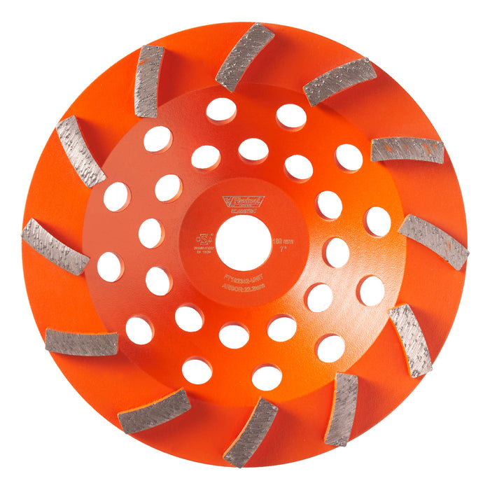 Flextool 180mm BladeTec Diamond Cup Wheel - Spiral Segment - FT102342-UNIT