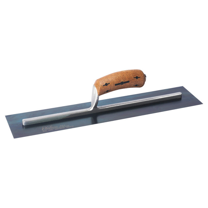 Kraft Tool Co Elite Series Square Trowel Blue Steel 355mm x 100mm - Cork Handle - FT4K0020-UNIT - CFE731BK