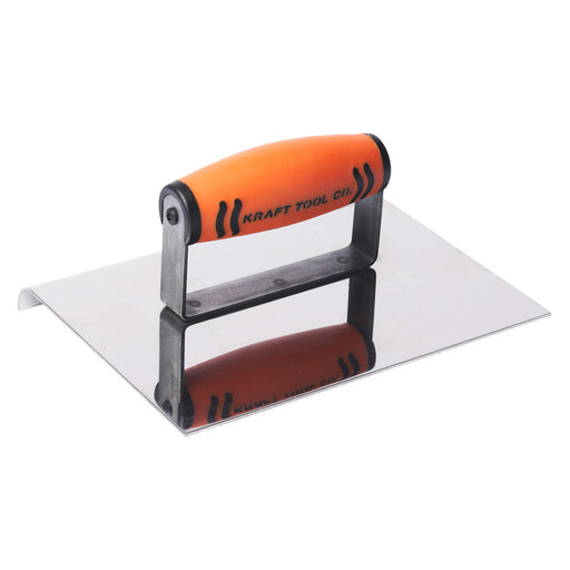 Kraft Tool Co Concrete Edger Stainless Steel 200mm x 150mm x 12.5mm - ProForm Handle - FT4K0051-UNIT - CF103PF