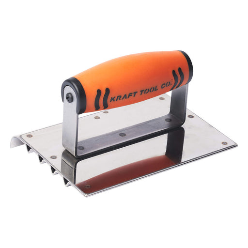 Kraft Tool Co Safety Step Edger Stainless Steel 6 x 4.5 inch - ProForm Handle
