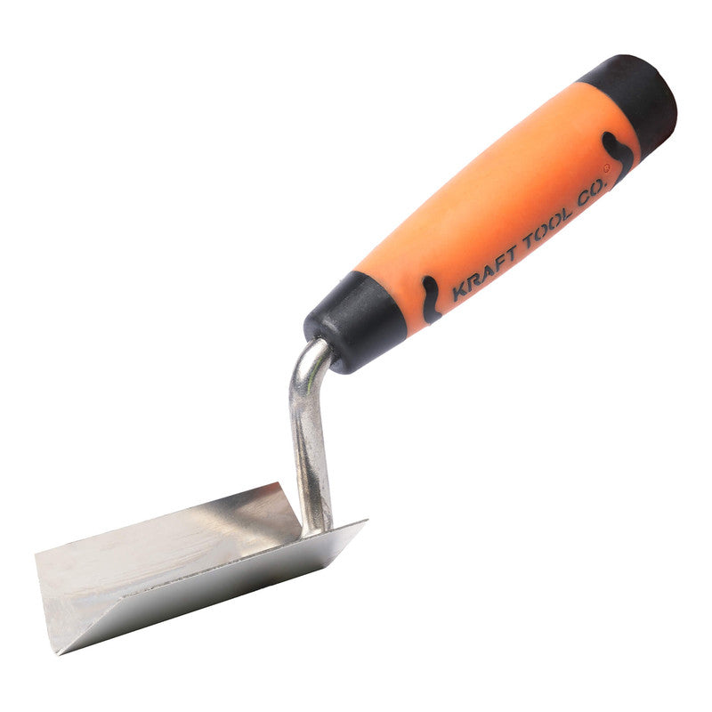Kraft Tool Co Inside Corner Trowel Stainless Steel 80mm x 25mm - ProForm Handle - FT4K0064-UNIT - PL582PF