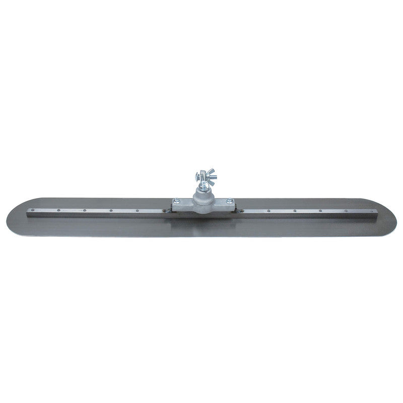 Kraft Tool Co Walking Trowel Round End Carbon Steel 610mm x 125mm - All-Angle Bracket