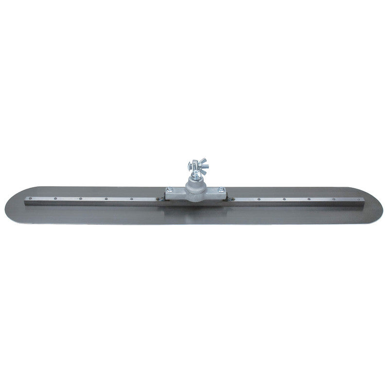 Kraft Tool Co Walking Trowel Round End Carbon Steel 915mm x 125mm - All-Angle Bracket