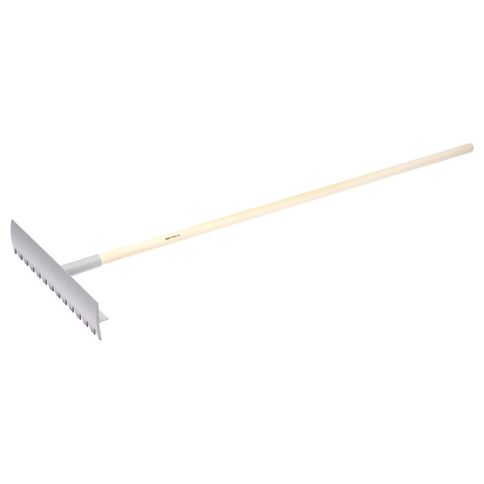 Kraft Tool Co Concrete Placing Rake Magnesium Blade 54 x 19-1/2 in - Wood Handle - FT4K0102-UNIT - CC113