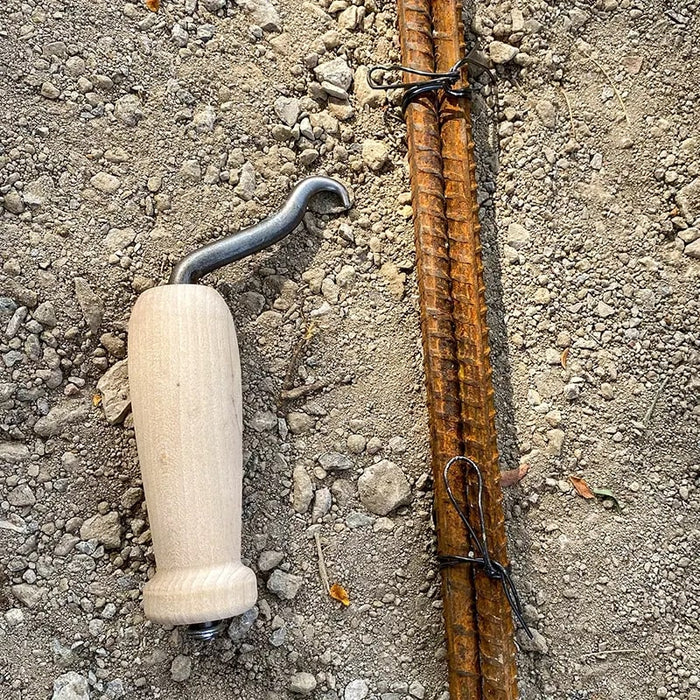 Kraft Tool Co Tie Wire Twister - Wood Handle - FT4K0110-UNIT - GG310