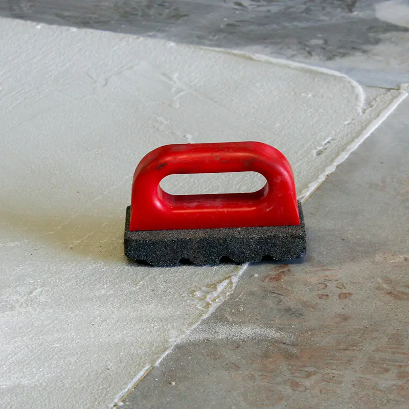 Kraft Tool Co Rubbing Block 60 Grit - Plastic Handle - FT4K0112-UNIT - CF282