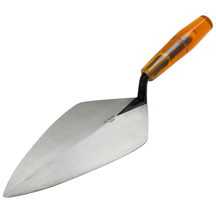 W.Rose Wide London Brick Trowel 12x5-1/4 inch - Plastic Handle - FT4K0125-UNIT - RO1412-12