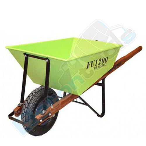 Easymix Fugly Barrow Timber Handle Pneumatic Wheel FU1200-HBHNGS - Betontools Australia