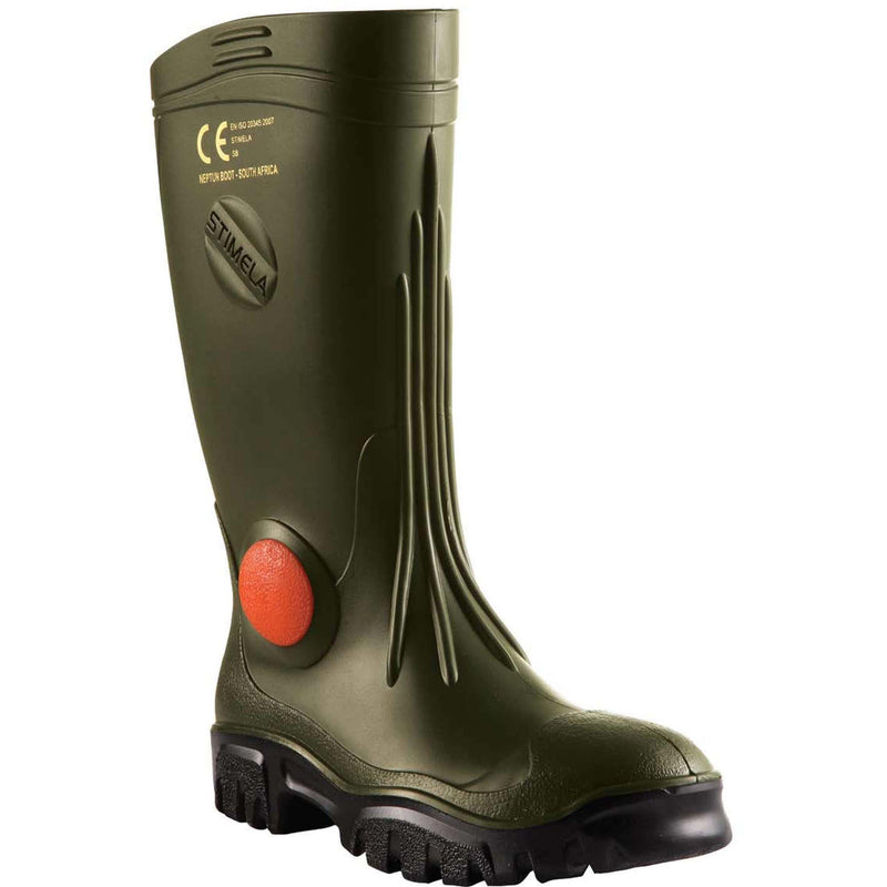 Maxisafe FOREMAN Green Gumboot with Safety Toe