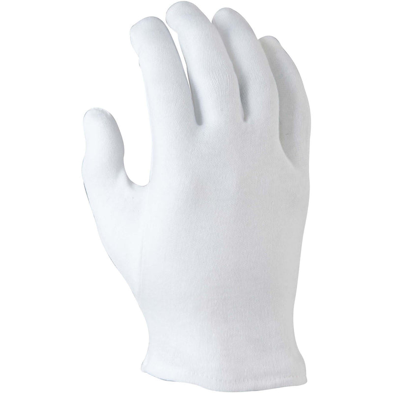 Maxisafe Cotton Interlock  Hemmed Cuff Mens Gloves GCI100-L